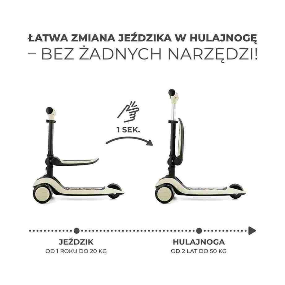 trotinet halley stone white za decu uzrasta od 1 do 2 godine zadnja strana