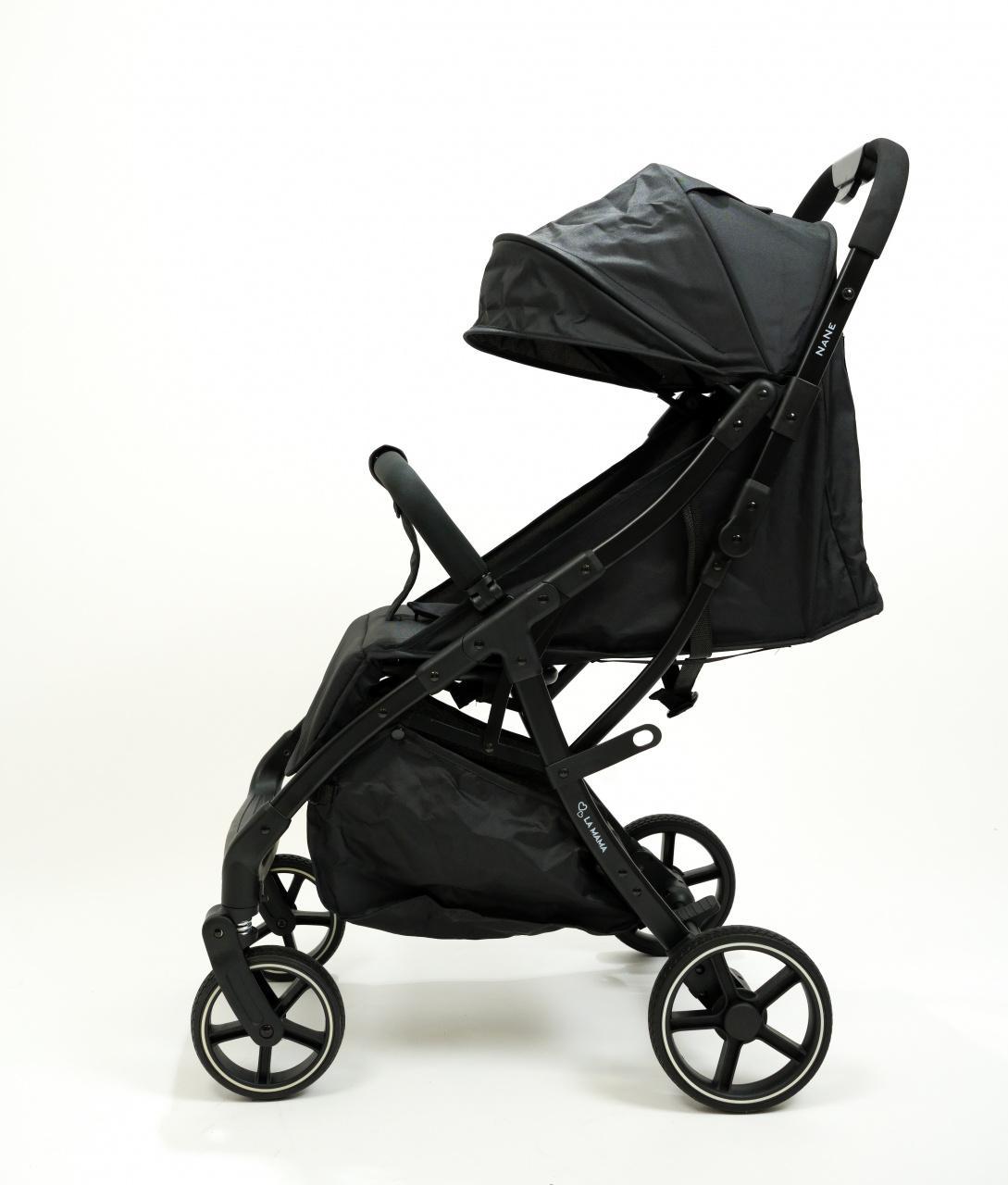 La MaMa - NaNe kolica za bebe Black NaNe kolica za bebe Black La MaMa detalj