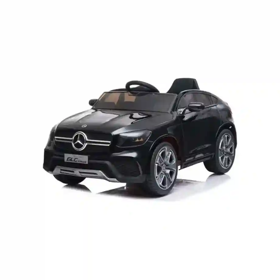 Mercedes GLC Coupe - Licencirani džip na akumulator - Meke gume + kožno sedište - Crni