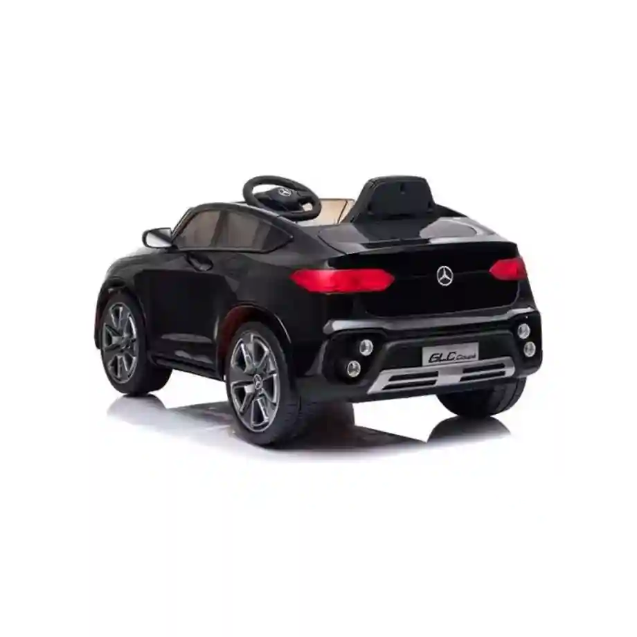 Mercedes GLC Coupe - Licencirani džip na akumulator - Meke gume + kožno sedište - Crni