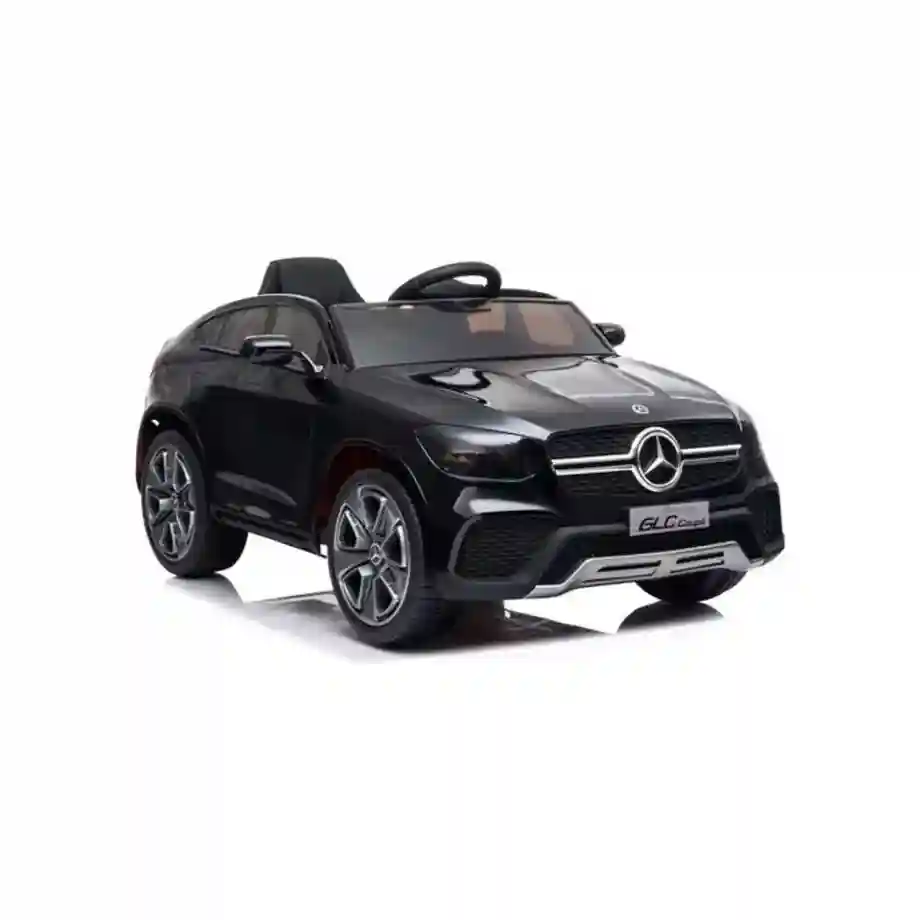 Mercedes GLC Coupe - Licencirani džip na akumulator - Meke gume + kožno sedište - Crni
