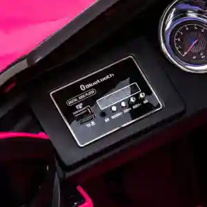 Mercedes GLC Coupe - Licencirani džip na akumulator - Meke gume + kožno sedište - Beli - Slika 14