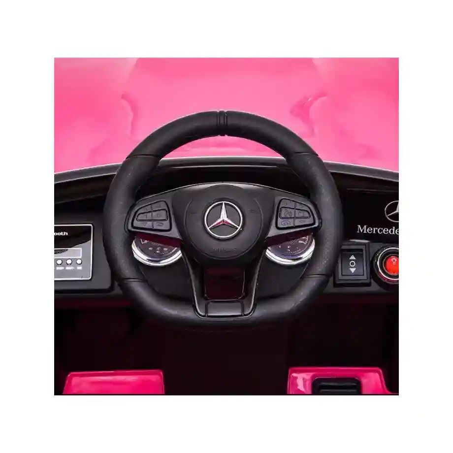 Mercedes GLC Coupe - Licencirani džip na akumulator - Meke gume + kožno sedište - Beli
