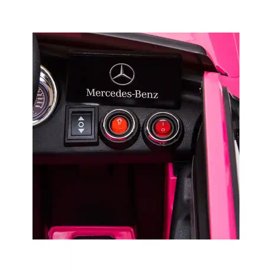 Mercedes GLC Coupe - Licencirani džip na akumulator - Meke gume + kožno sedište - Beli