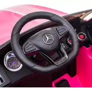 Mercedes GLC Coupe - Licencirani džip na akumulator - Meke gume + kožno sedište - Beli - Slika 13