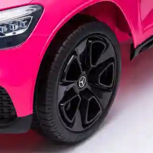 Mercedes GLC Coupe - Licencirani džip na akumulator - Meke gume + kožno sedište - Beli - Slika 18