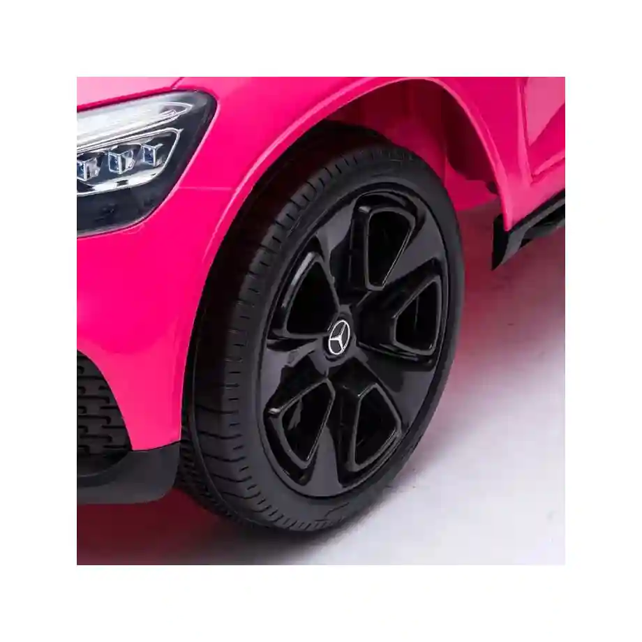 Mercedes GLC Coupe - Licencirani džip na akumulator - Meke gume + kožno sedište - Beli