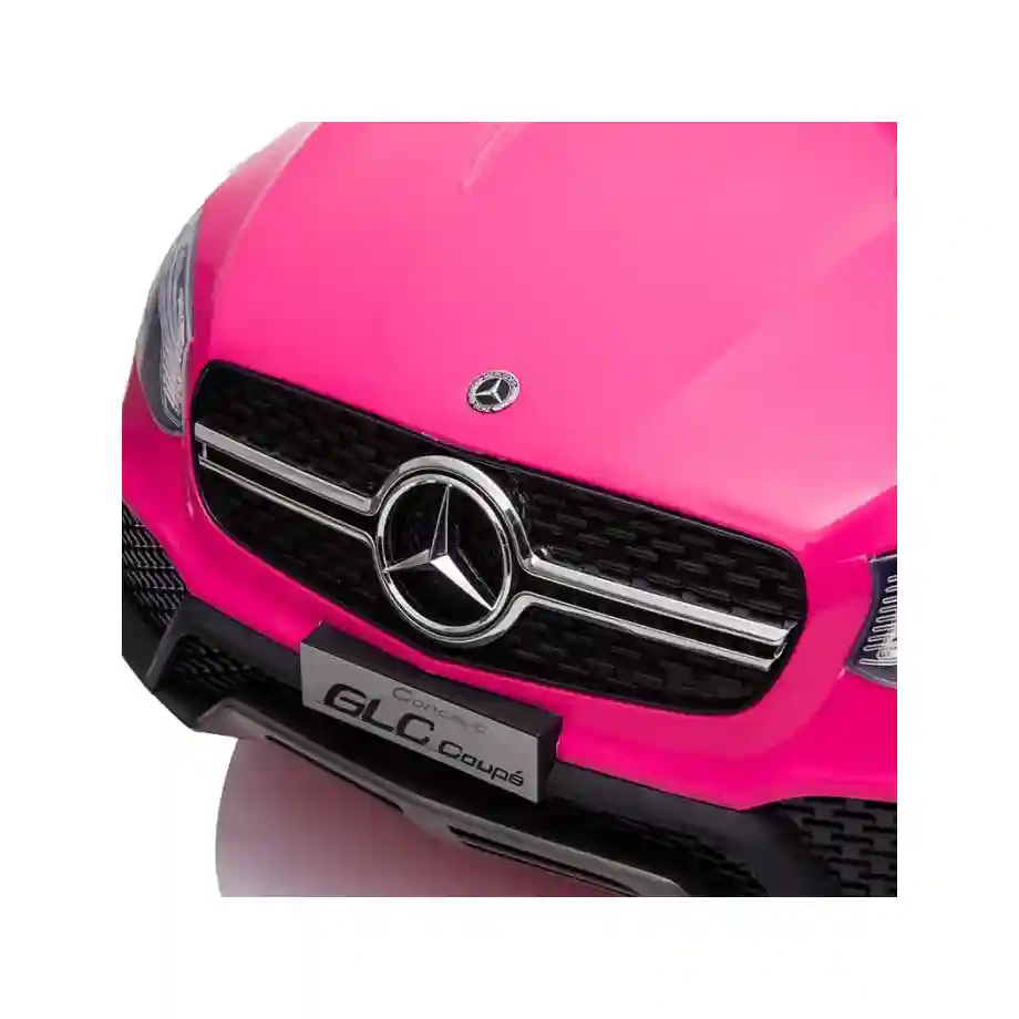 Mercedes GLC Coupe - Licencirani džip na akumulator - Meke gume + kožno sedište - Beli