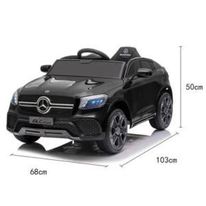 Mercedes GLC Coupe - Licencirani džip na akumulator - Meke gume + kožno sedište - Crni - Slika 3
