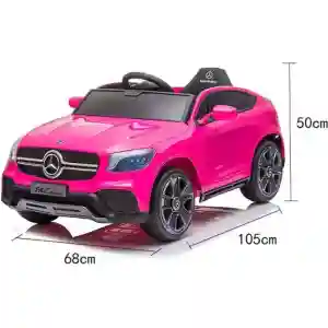 Mercedes GLC Coupe - Licencirani džip na akumulator - Meke gume + kožno sedište - Beli - Slika 12