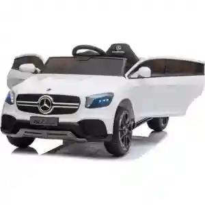 Mercedes GLC Coupe - Licencirani džip na akumulator - Meke gume + kožno sedište - Beli - Slika 8