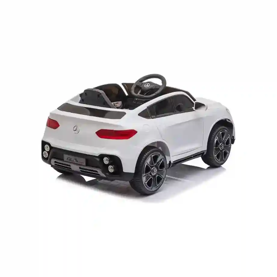 Mercedes GLC Coupe - Licencirani džip na akumulator - Meke gume + kožno sedište - Beli