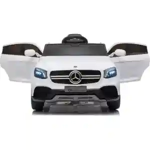Mercedes GLC Coupe - Licencirani džip na akumulator - Meke gume + kožno sedište - Beli - Slika 6