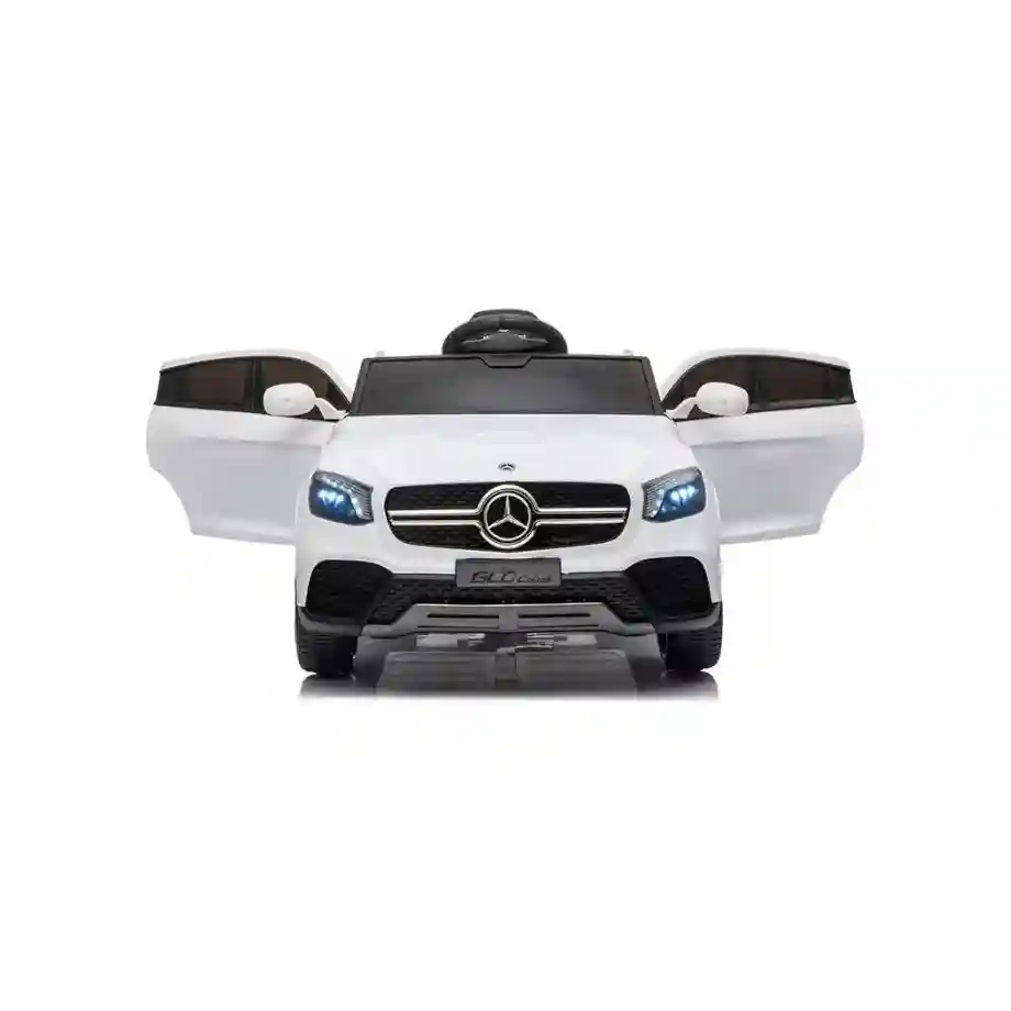 Mercedes GLC Coupe - Licencirani džip na akumulator - Meke gume + kožno sedište - Beli