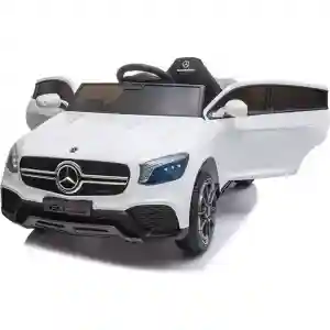 Mercedes GLC Coupe - Licencirani džip na akumulator - Meke gume + kožno sedište - Beli - Slika 4