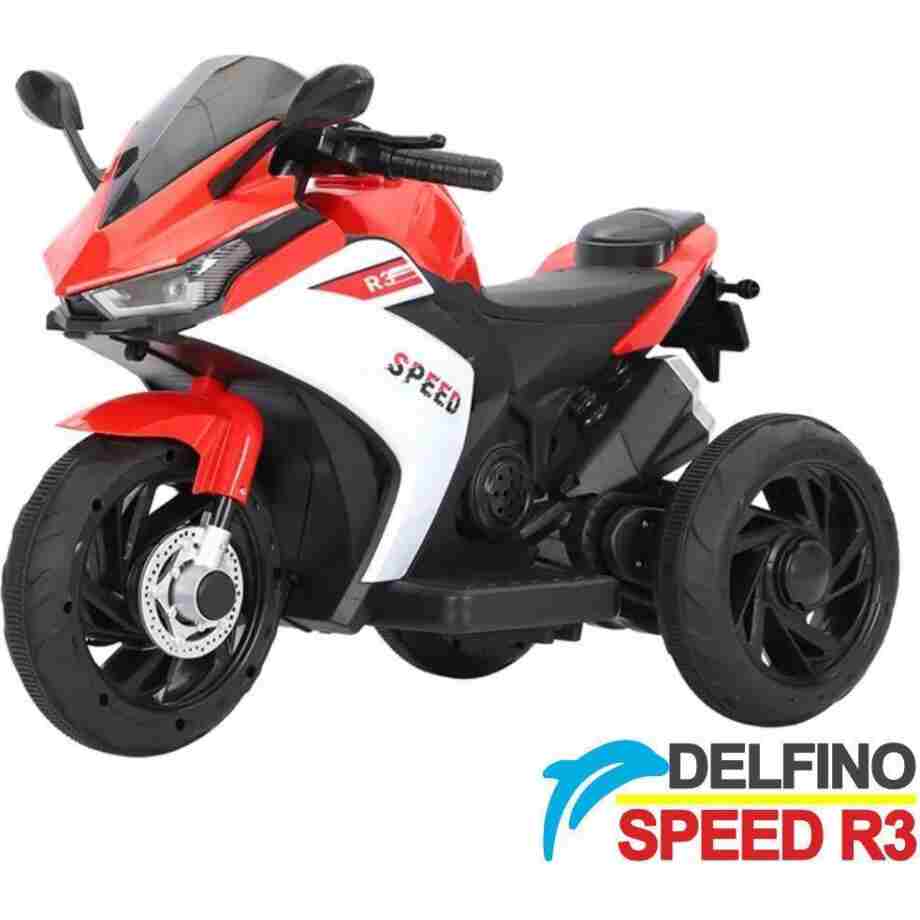 motor na akumulator delfino speed r3 crveni za decu