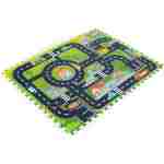 podloga za igru Puzzle City brenda EcoToys u raznim bojama detalj