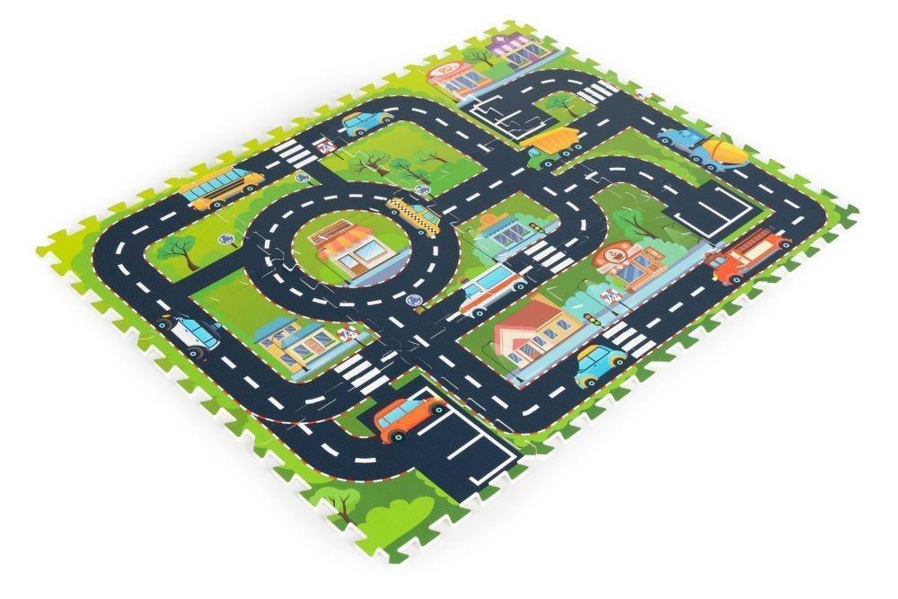 PODLOGA ZA IGRU PUZZLE CITY ECOTOYS podloga za igru Puzzle City brenda EcoToys u raznim bojama detalj