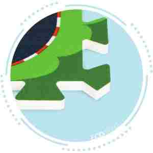PODLOGA ZA IGRU PUZZLE CITY ECOTOYS podloga za igru Puzzle City brenda EcoToys u raznim bojama pogled sa strane