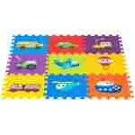 PODLOGA ZA IGRU PUZZLE VEHICLES 9 ELEMENATA 86x86CM IPLAY podloga za igru puzzle vehicles 9 elemenata meka pena detalj