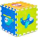 PODLOGA ZA IGRU PUZZLE VEHICLES 9 ELEMENATA 86x86CM IPLAY podloga za igru puzzle vehicles 9 elemenata meka pena pogled sa strane
