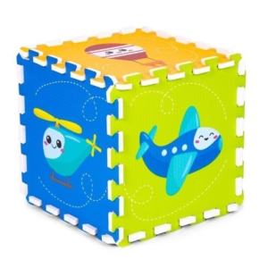 PODLOGA ZA IGRU PUZZLE VEHICLES 9 ELEMENATA 86x86CM IPLAY podloga za igru puzzle vehicles 9 elemenata meka pena pogled sa strane