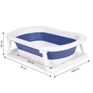 SKLOPIVA KADICA ZA BEBE BLUE SA ODVODOM ECOTOYS sklopiva kadica za bebe blue sa odvodom ecotoys tekstura materijala