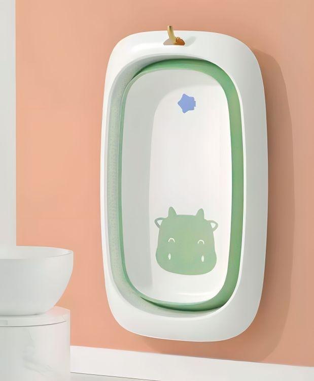 sklopiva kadica za bebe green cow u zelenoj boji detalj