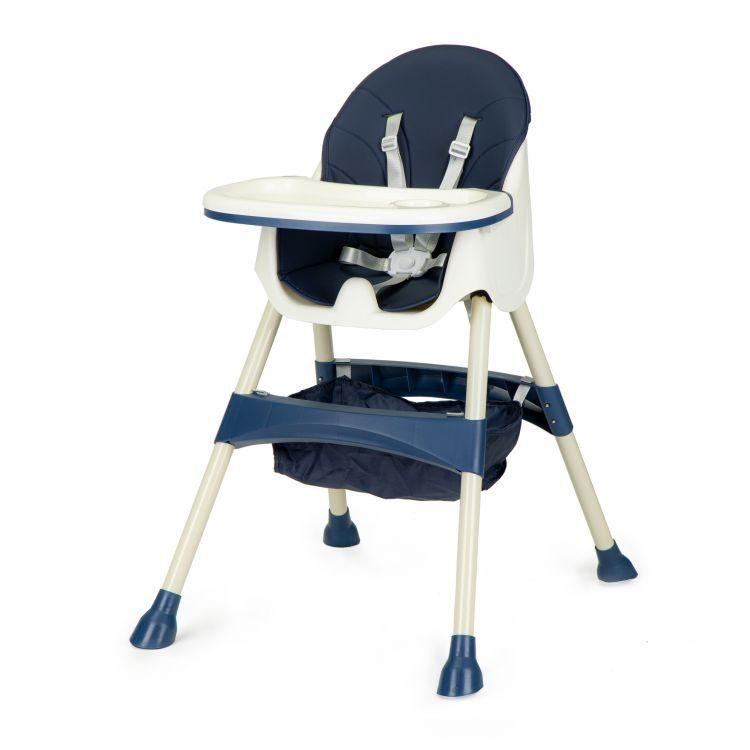 stolica za hranjenje 2u1 ecotoys blue plava