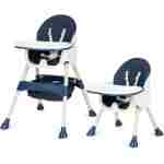 stolica za hranjenje 2u1 ecotoys blue plava detalj