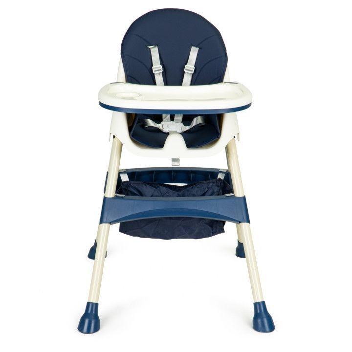 stolica za hranjenje 2u1 ecotoys blue plava zadnja strana