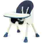 stolica za hranjenje 2u1 ecotoys blue plava tekstura materijala