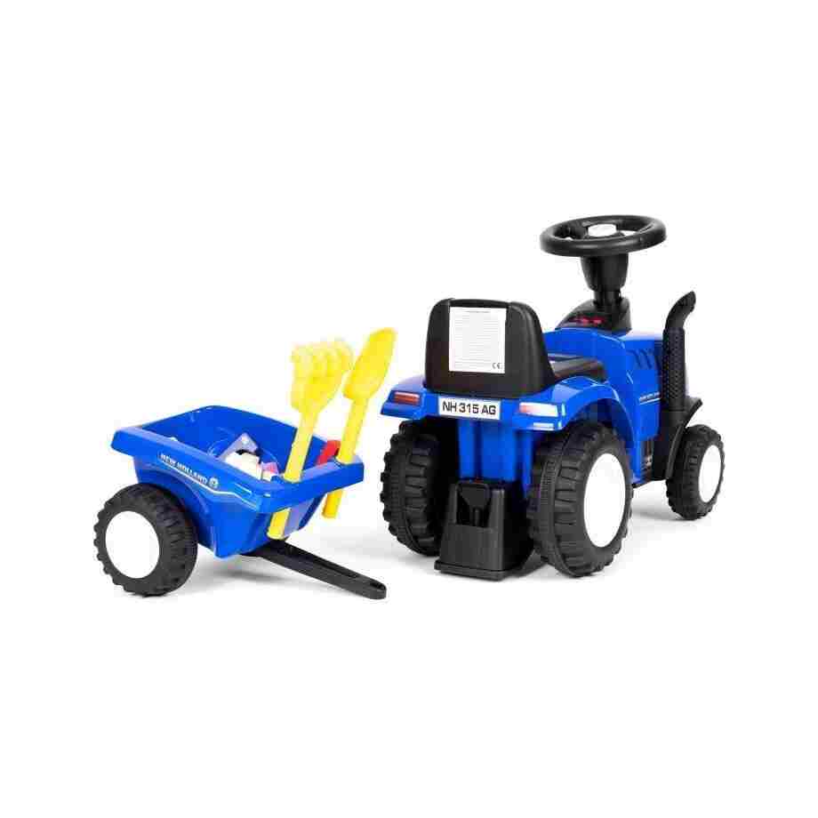 traktor sa prikolicom blue ecotoys za decu zadnja strana