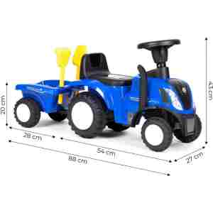 TRAKTOR SA PRIKOLICOM BLUE ECOTOYS traktor sa prikolicom blue ecotoys za decu tekstura materijala