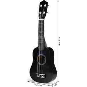 Ukulele gitara za decu 4 zice crna ukulele gitara za decu 4 žice crna tekstura materijala