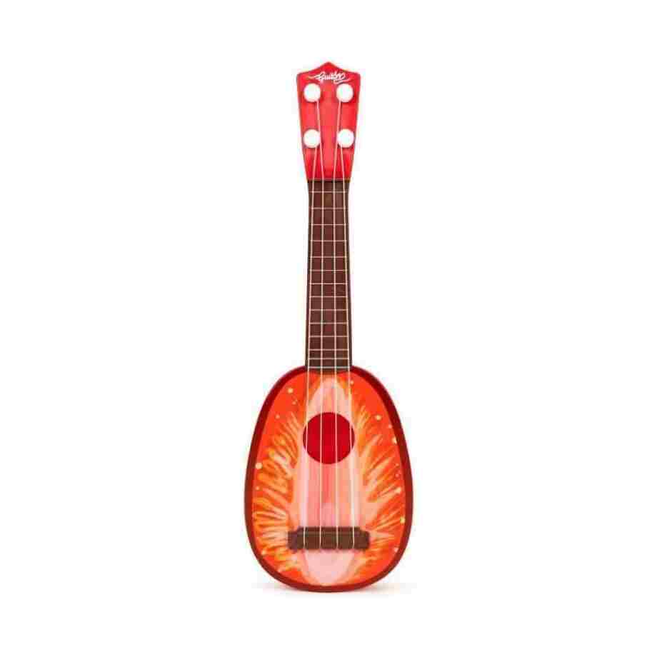 ukulele gitara za decu jagoda u šarenoj boji detalj