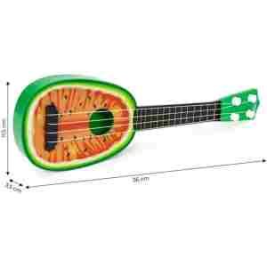 UKULELE GITARA ZA DECU LUBENICA ukulele gitara za decu lubenica šarena zadnja strana
