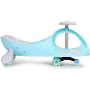 WIGGLE GURALICA ZA DECU LED TOČKOVI BLUE ECOTOYS wiggle guralica za decu sa led točkovima plava boja bliži prikaz