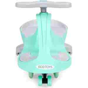 WIGGLE GURALICA ZA DECU LED TOČKOVI GREEN ECOTOYS wiggle guralica za decu sa led točkovima zelena boja zadnja strana
