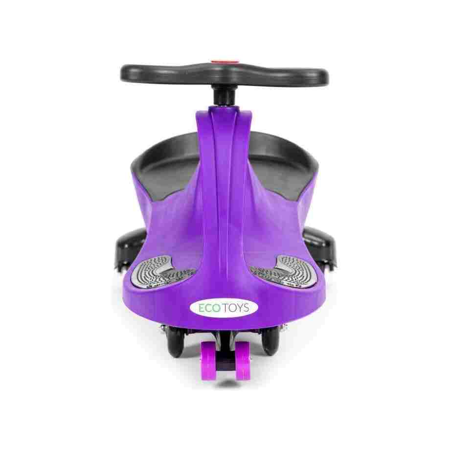 WIGGLE GURALICA ZA DECU LED TOČKOVI PURLE ECOTOYS wiggle guralica za decu ljubičasta sa led točkovima detalj