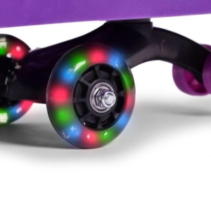 WIGGLE GURALICA ZA DECU LED TOČKOVI PURLE ECOTOYS wiggle guralica za decu ljubičasta sa led točkovima tekstura materijala