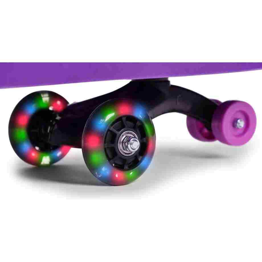 WIGGLE GURALICA ZA DECU LED TOČKOVI PURLE ECOTOYS wiggle guralica za decu ljubičasta sa led točkovima tekstura materijala