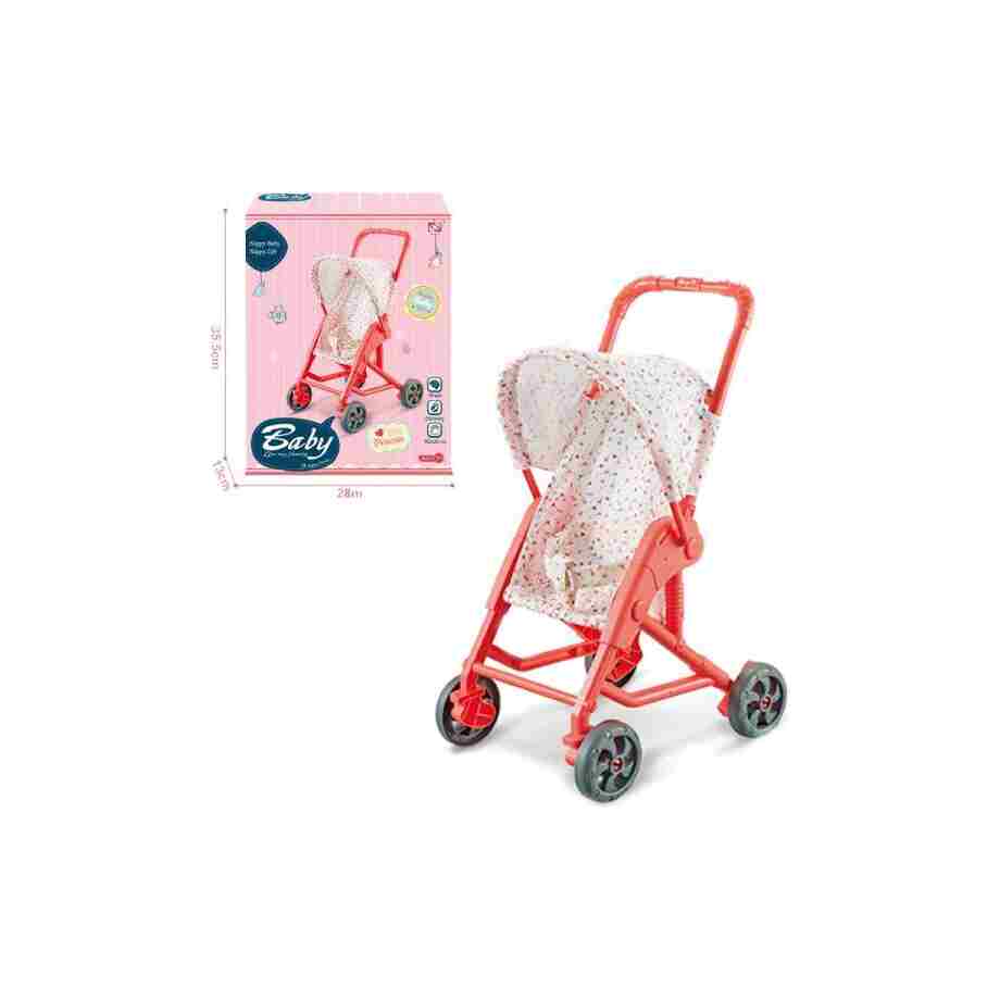 kolica za lutke roze boje za devojčice