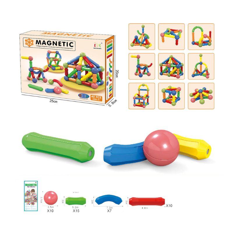 magnetne kocke za decu u raznim bojama