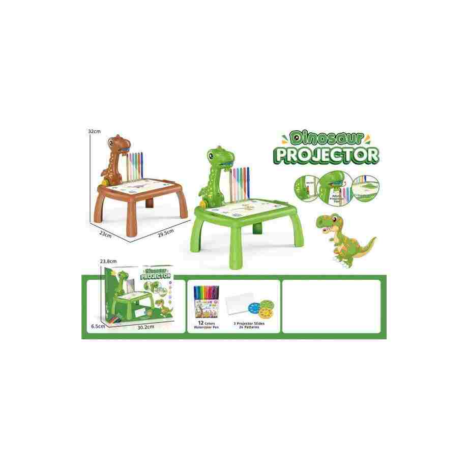 dino projektor za bebe u šarenim bojama