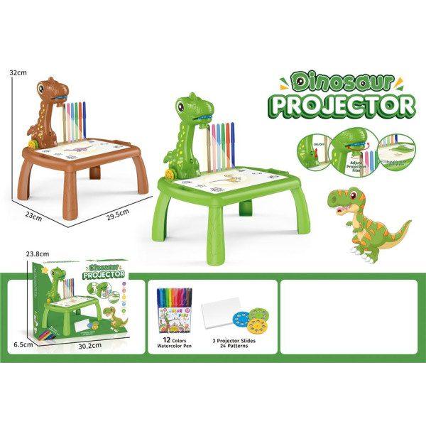 dino projektor za bebe u šarenim bojama