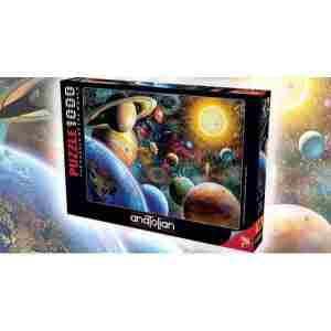 puzzle 1000 elemenata u boji sa ekološkim materijalima