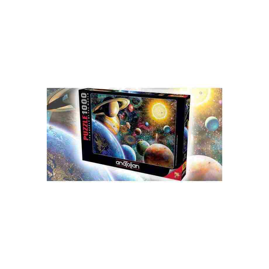 puzzle 1000 elemenata u boji sa ekološkim materijalima