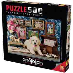 puzzle 500 elemenata raznobojna igračka za decu