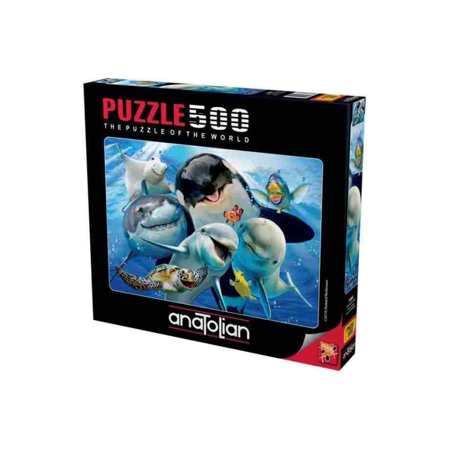 puzzle 500 elemenata u kutiji dimenzija 26x24x4cm
